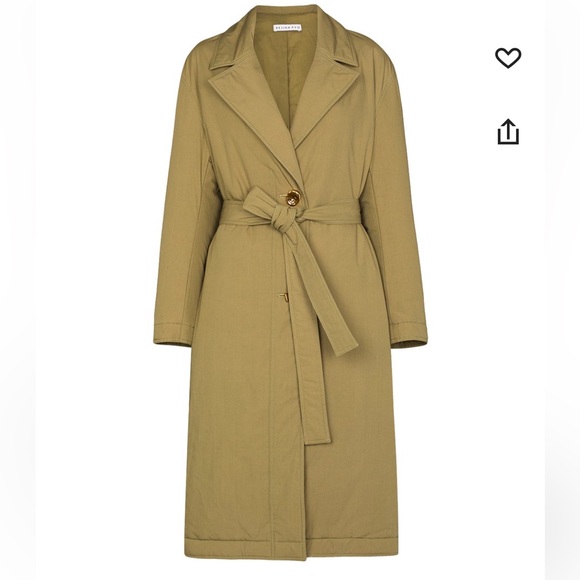 Rejina Pyo Agnes Single Breasted Padded Trench Coat - Picture 2 of 4